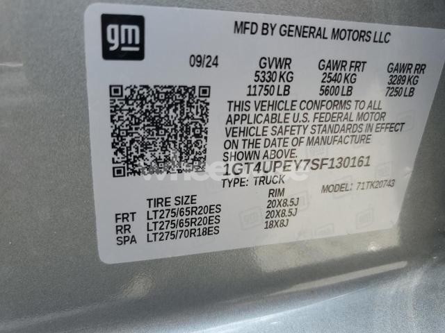 Photo 7 of 2025 GMC SIERRA K2500 AT4 (VIN 1GT4UPEY7SF130161)