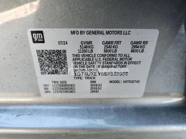 Photo 2 of 2025 GMC SIERRA K2500 DENALI ULTIMATE (VIN 1GT4UXEY6SF102058)