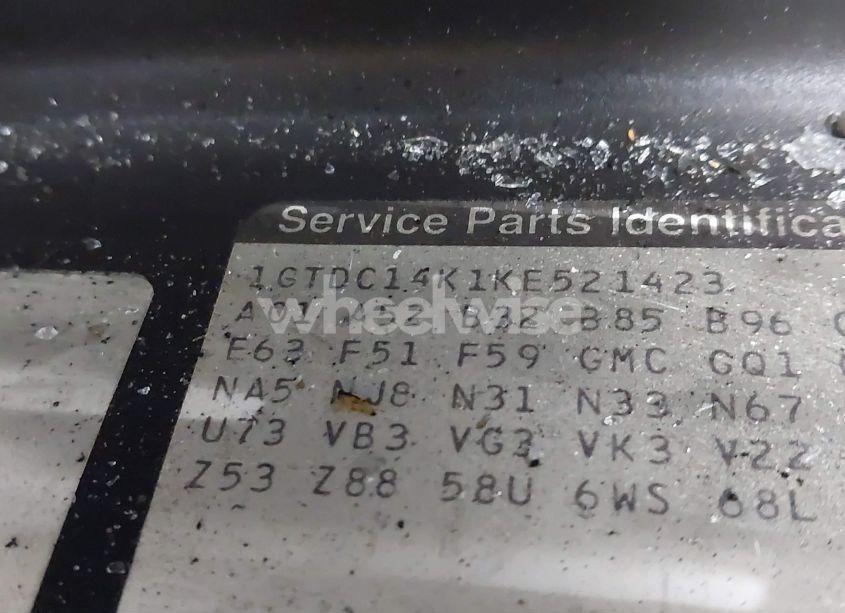 Photo 9 of 1989 Gmc Sierra C1500 (VIN 1GTDC14K1KE521423)