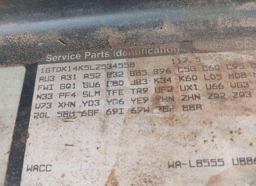 Photo 9 of 1990 Gmc Sierra K1500 (VIN 1GTDK14K5LZ534558)