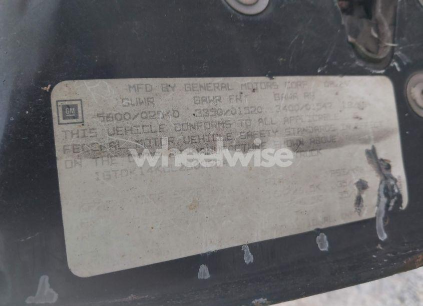 Photo 9 of 1990 Gmc Sierra K1500 (VIN 1GTDK14K8LZ503904)