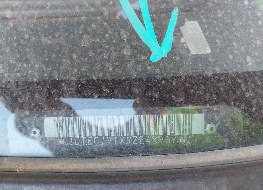 Photo 9 of 2005 Gmc Sierra 1500 SLE (VIN 1GTEC19TX5Z248937)