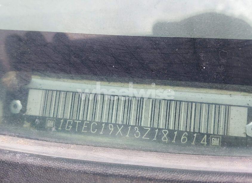 Photo 9 of 2003 Gmc Sierra 1500 WORK TRUCK (VIN 1GTEC19X13Z181614)