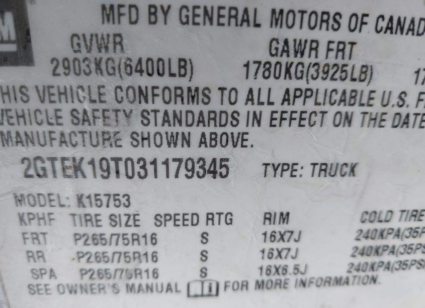 Photo 9 of 2004 Gmc Sierra 1500 SLE (VIN 1GTEK19T64E225406)