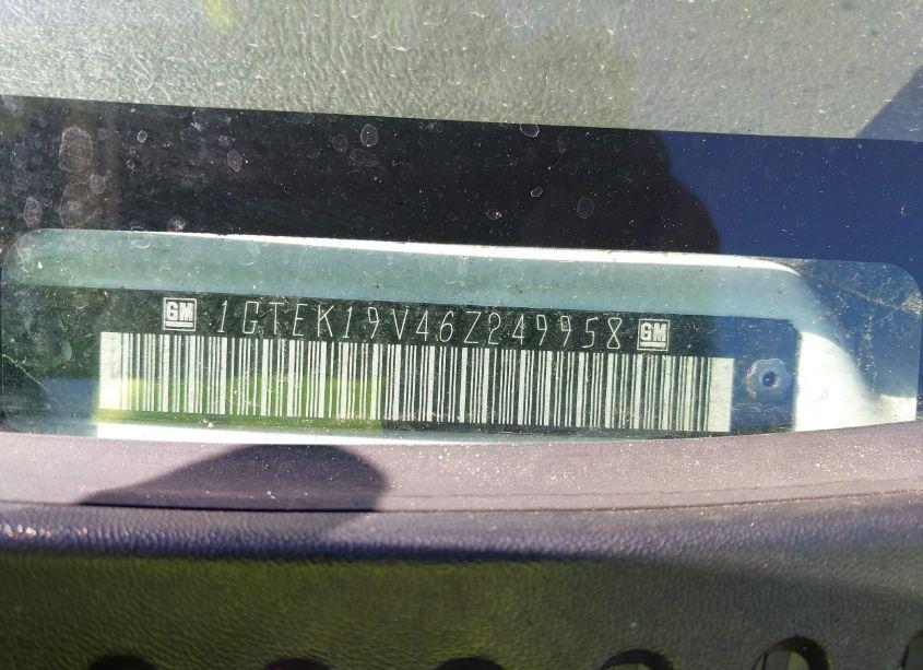 Photo 9 of 2006 Gmc Sierra 1500 WORK TRUCK (VIN 1GTEK19V46Z249958)