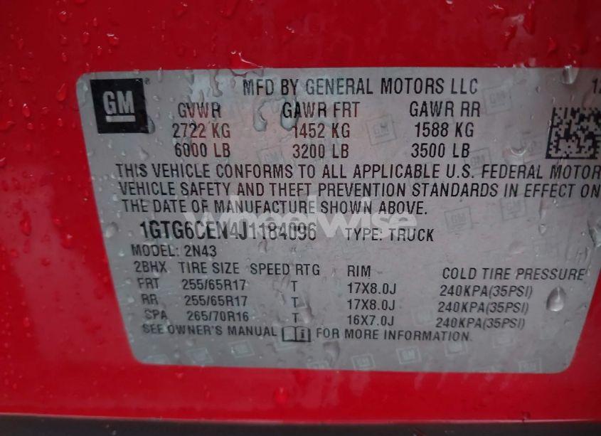 Photo 9 of 2018 Gmc Canyon SLE (VIN 1GTG6CEN4J1184096)