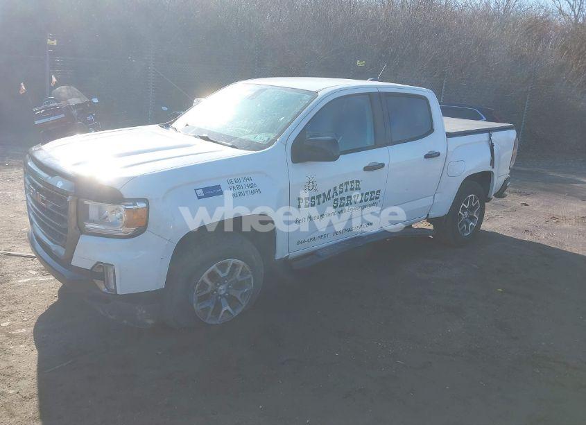 Photo 2 of 2021 Gmc Canyon 4WD SHORT BOX AT4 - LEATHER (VIN 1GTG6FEN0M1279289)