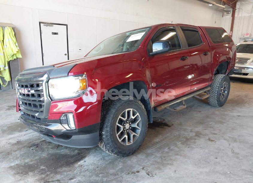 Photo 2 of 2021 Gmc Canyon 4WD SHORT BOX AT4 - LEATHER (VIN 1GTG6FEN7M1160316)