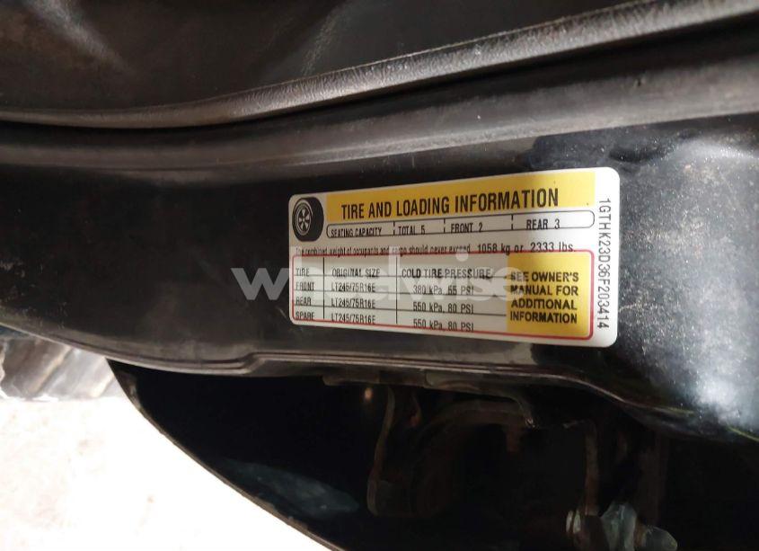 Photo 9 of 2006 Gmc Sierra 2500HD SLT (VIN 1GTHK23D36F203414)