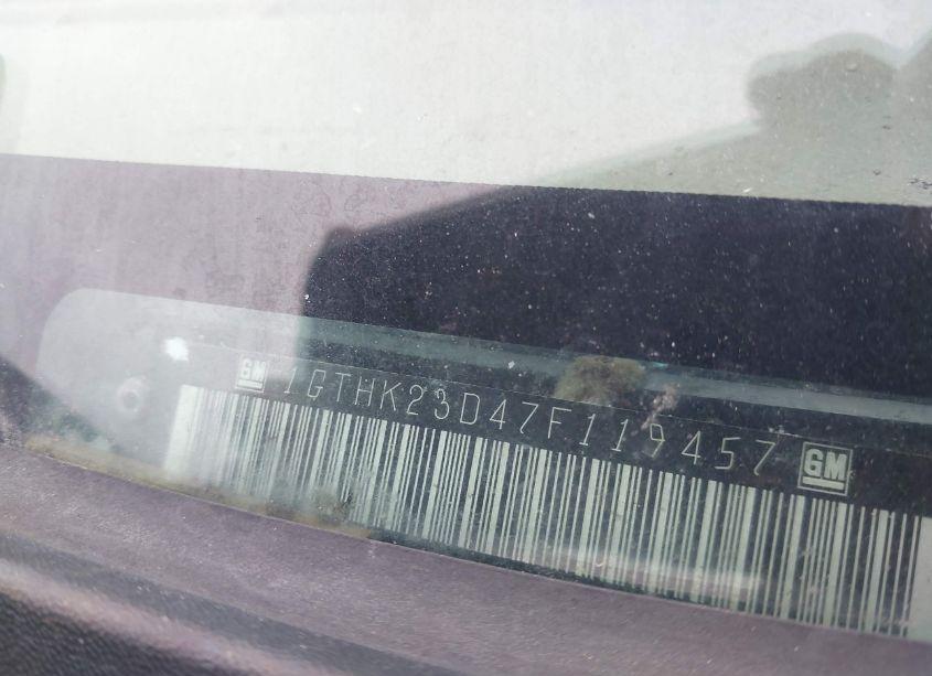 Photo 9 of 2007 Gmc Sierra 2500HD CLASSIC SLT (VIN 1GTHK23D47F119457)