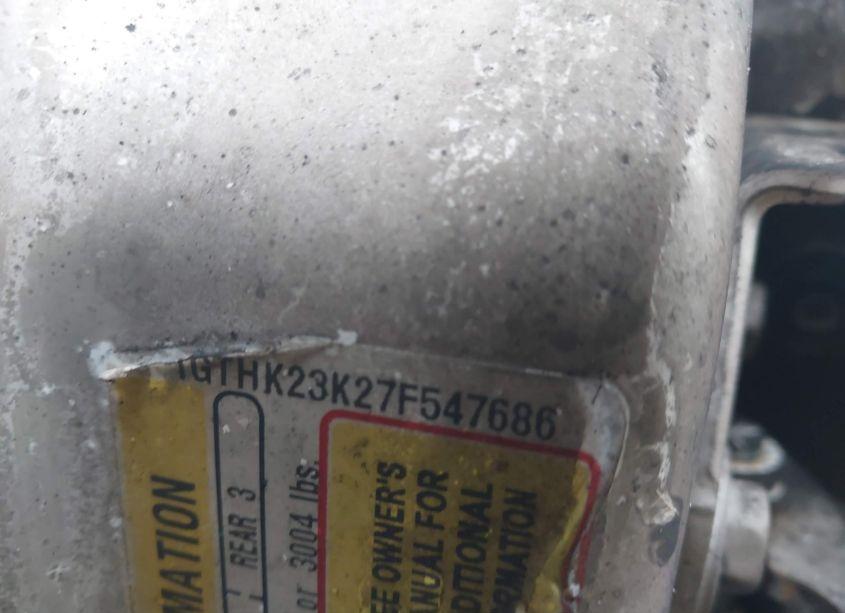 Photo 9 of 2007 Gmc Sierra 2500HD SLT (VIN 1GTHK23K27F547686)