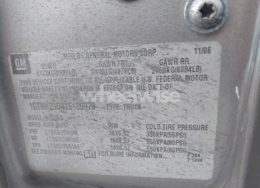 Photo 9 of 2007 Gmc Sierra 2500HD CLASSIC SLT (VIN 1GTHK29D47E186976)