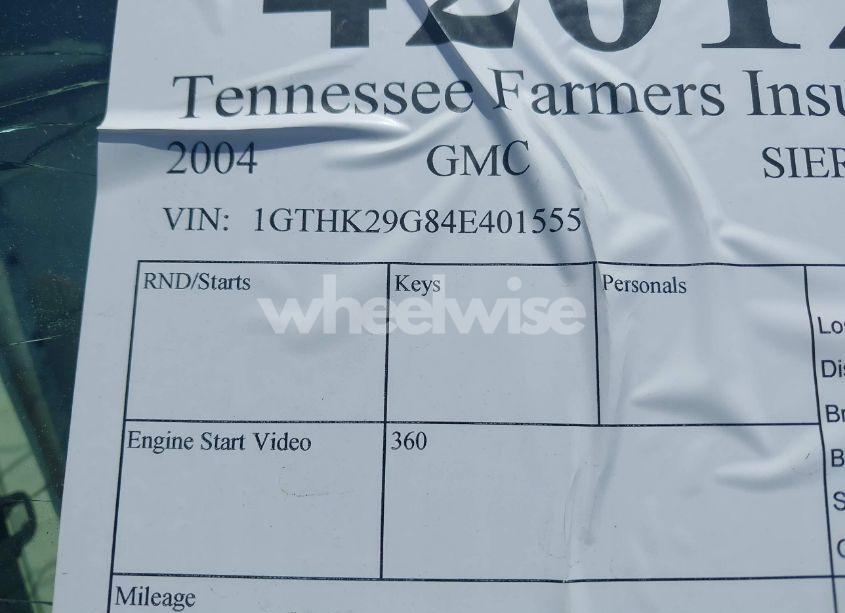 Photo 9 of 2004 Gmc Sierra 2500HD SLT (VIN 1GTHK29G84E401555)