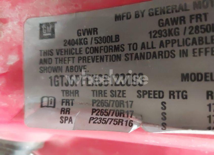 Photo 9 of 2012 Gmc Canyon SLE2 (VIN 1GTJ6PFEXC8123003)