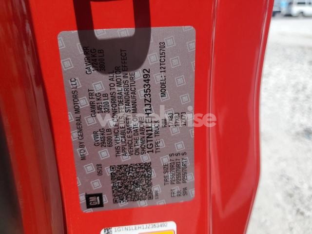 2018 GMC SIERRA C1500 (VIN 1GTN1LEH1JZ353492) main photo