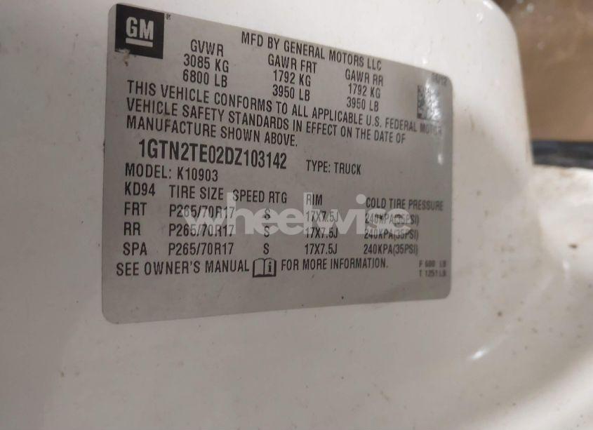 Photo 9 of 2013 Gmc Sierra 1500 WORK TRUCK (VIN 1GTN2TE02DZ103142)