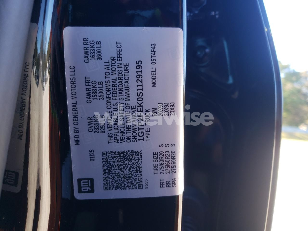 Photo 12 of 2025 GMC CANYON DENALI (VIN 1GTP2FEK0S1129195)