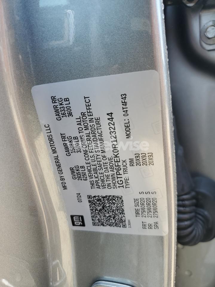 Photo 13 of 2024 GMC CANYON DENALI (VIN 1GTP6FEK0R1232244)