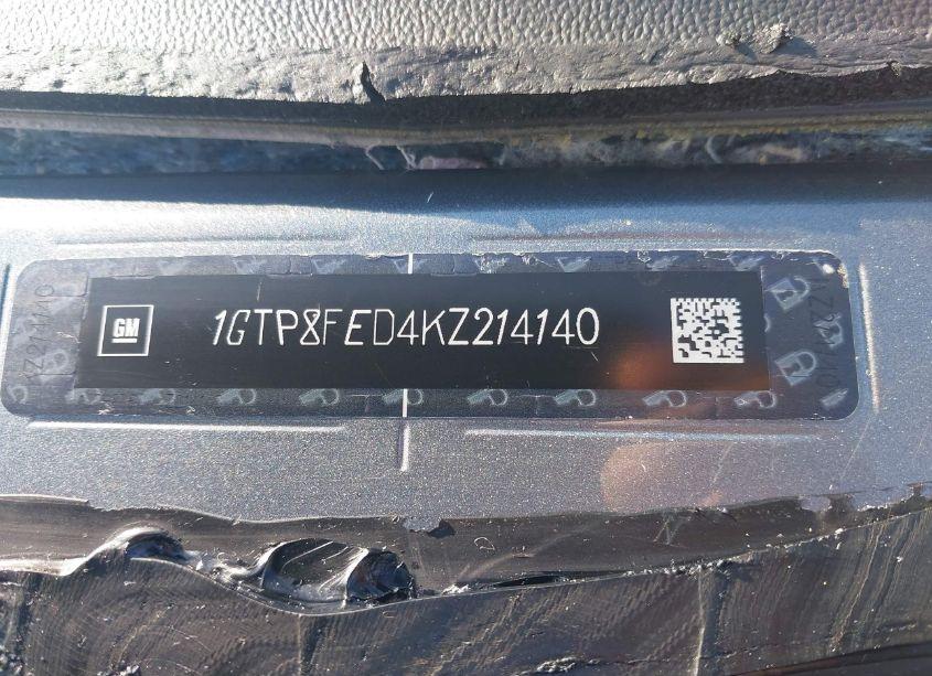 Photo 9 of 2019 Gmc Sierra 1500 DENALI (VIN 1GTP8FED4KZ214140)