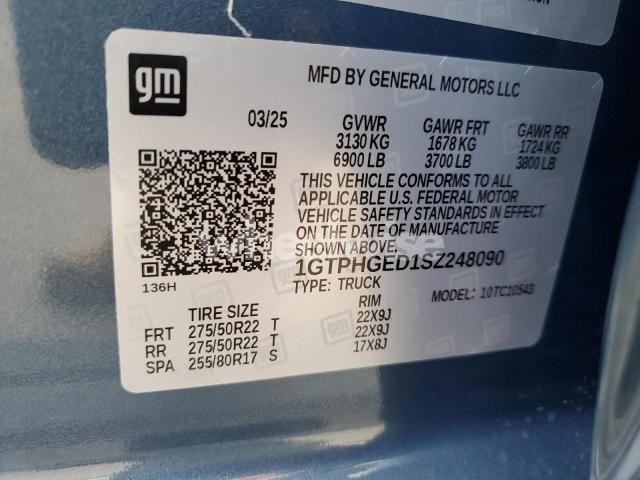 Photo 6 of 2025 GMC SIERRA C1500 DENALI (VIN 1GTPHGED1SZ248090)