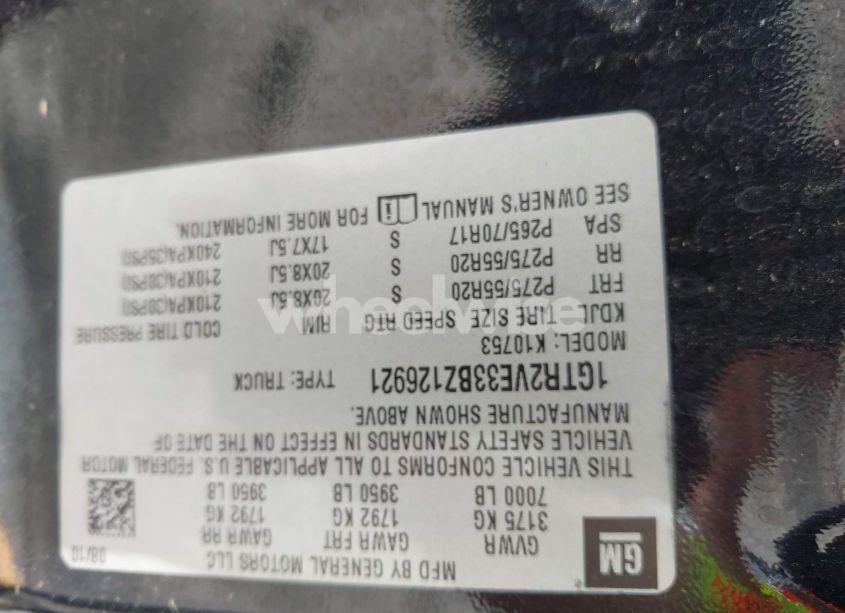 Photo 9 of 2011 Gmc Sierra 1500 SLE (VIN 1GTR2VE33BZ126921)