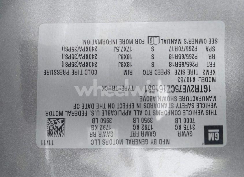 Photo 9 of 2012 Gmc Sierra 1500 SLE (VIN 1GTR2VE75CZ161531)