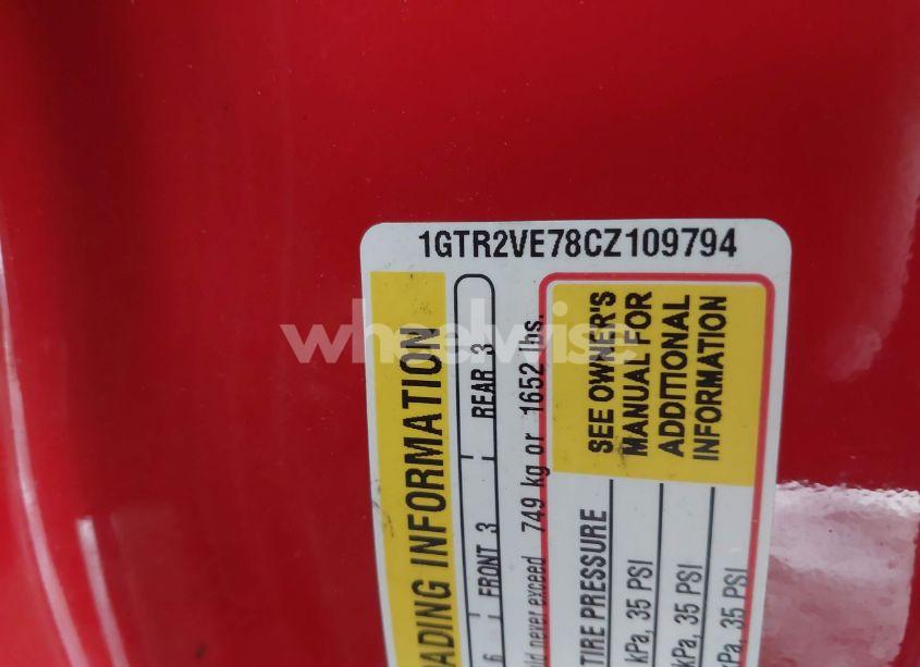 Photo 9 of 2012 Gmc Sierra 1500 SLE (VIN 1GTR2VE78CZ109794)