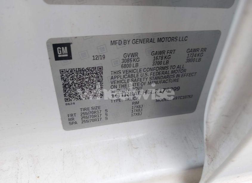 Photo 9 of 2020 Gmc Sierra 1500 2WD DOUBLE CAB STANDARD BOX (VIN 1GTR8AEH6LZ178399)