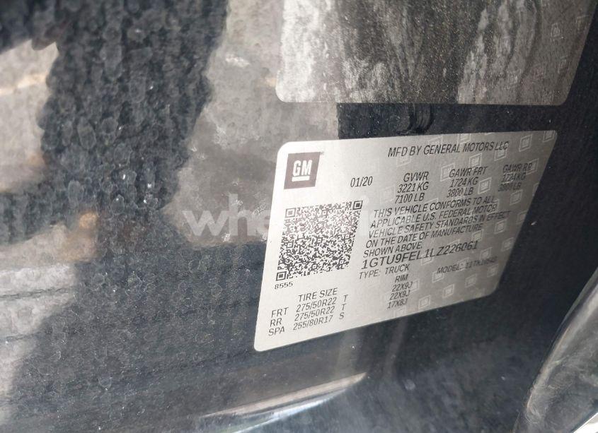 Photo 9 of 2020 Gmc Sierra 1500 4WD SHORT BOX DENALI (VIN 1GTU9FEL1LZ226061)