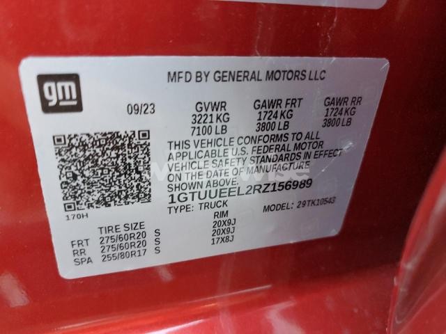2024 GMC SIERRA K1500 AT4 (VIN 1GTUUEEL2RZ156989) main photo