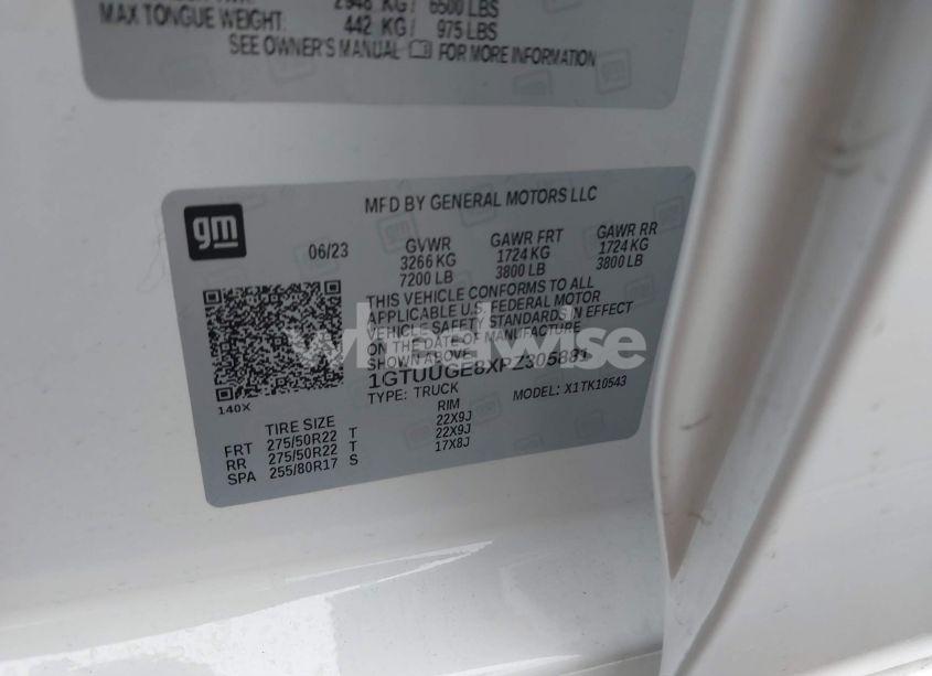 Photo 9 of 2023 Gmc Sierra 1500 4WD SHORT BOX DENALI (VIN 1GTUUGE8XPZ305881)