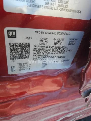 Photo 11 of 2023 GMC SIERRA K1500 DENALI (VIN 1GTUUGED8PZ178030)