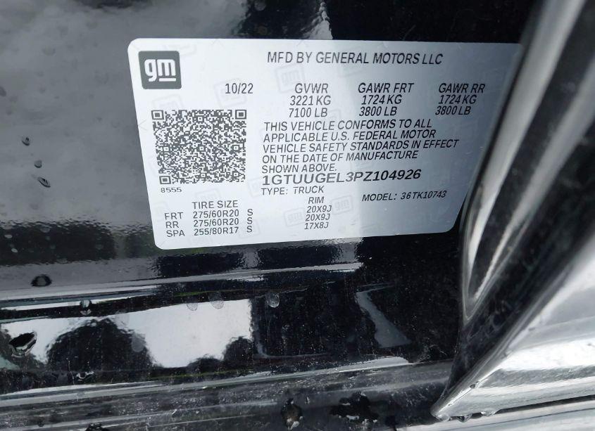 Photo 9 of 2023 Gmc Sierra 1500 4WD STANDARD BOX DENALI (VIN 1GTUUGEL3PZ104926)