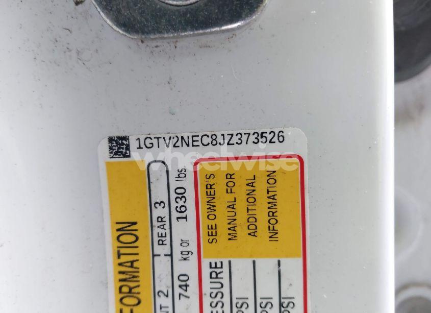 Photo 9 of 2018 Gmc Sierra 1500 SLT (VIN 1GTV2NEC8JZ373526)