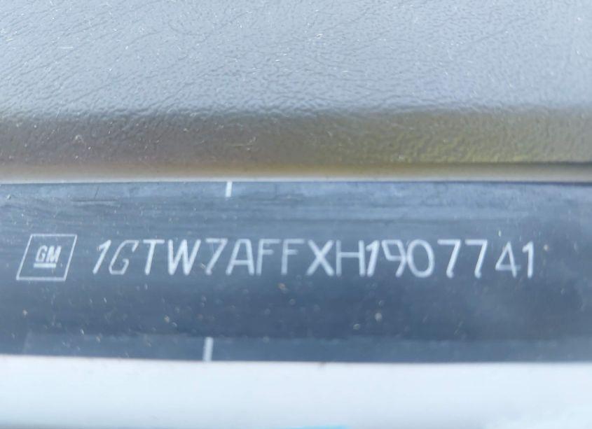 Photo 9 of 2017 Gmc Savana 2500 WORK VAN (VIN 1GTW7AFFXH1907741)