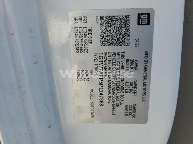 Photo 10 of 2023 GMC SAVANA G2500 (VIN 1GTW7AFP5P1147368)