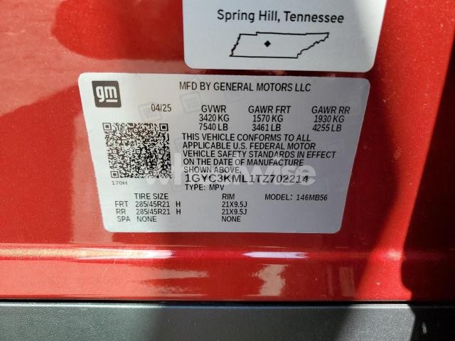 Photo 10 of 2026 CADILLAC VISTIQ LUXURY (VIN 1GYC3KML1TZ702214)