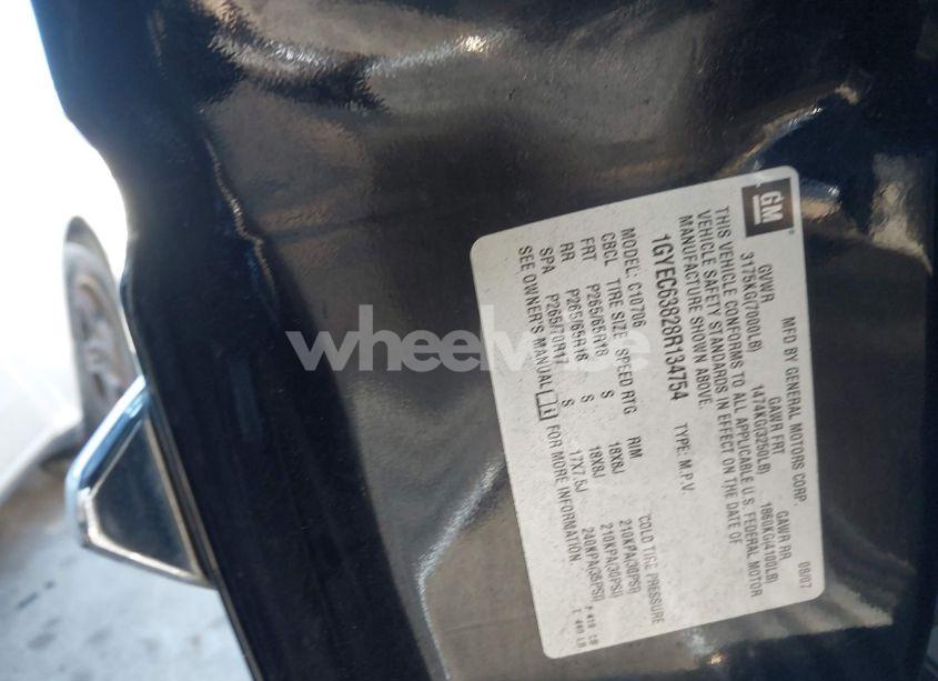 Photo 9 of 2008 Cadillac Escalade STANDARD (VIN 1GYEC63828R134754)