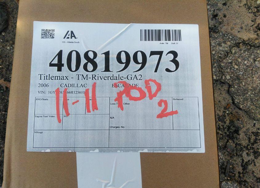 Photo 13 of 2006 Cadillac Escalade STANDARD (VIN 1GYEC63N66R125610)