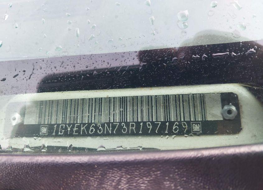 Photo 9 of 2003 Cadillac Escalade STANDARD (VIN 1GYEK63N73R197169)