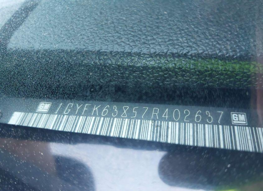 Photo 9 of 2007 Cadillac Escalade STANDARD (VIN 1GYFK63857R402637)