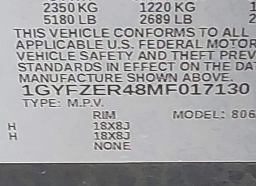 Photo 9 of 2021 Cadillac Xt4 FWD SPORT (VIN 1GYFZER48MF017130)