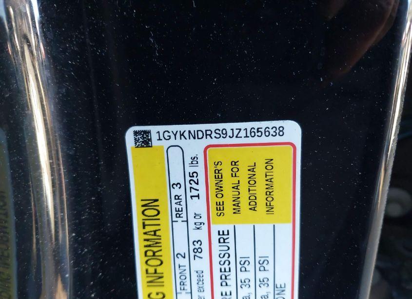 Photo 9 of 2018 Cadillac Xt5 LUXURY (VIN 1GYKNDRS9JZ165638)