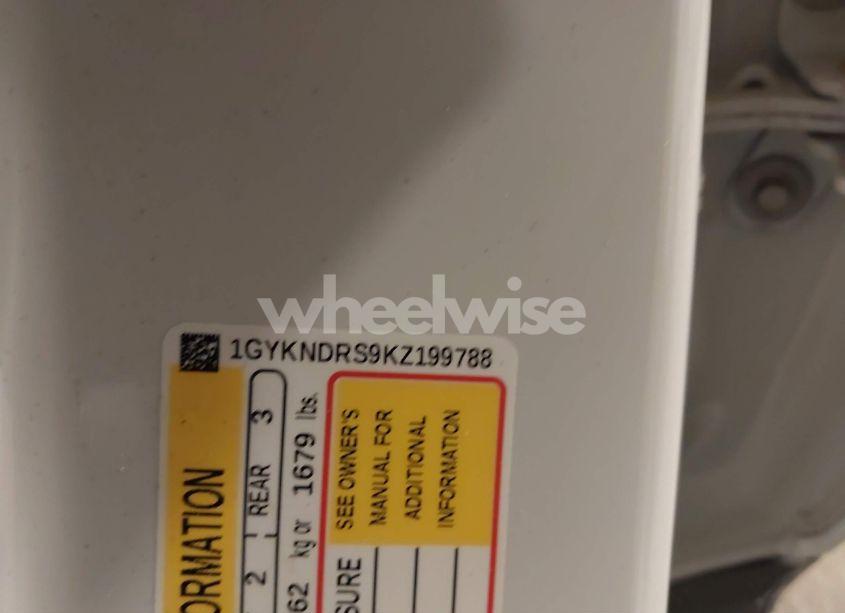 Photo 9 of 2019 Cadillac Xt5 LUXURY (VIN 1GYKNDRS9KZ199788)