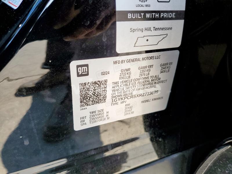 Photo 4 of 2024 CADILLAC XT6 PREMIUM LUXURY (VIN 1GYKPCRSXRZ733699)