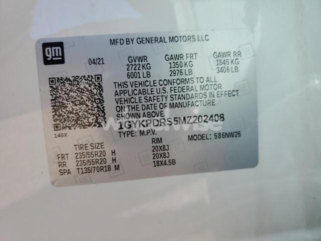 Photo 6 of 2021 CADILLAC XT6 PREMIUM LUXURY (VIN 1GYKPDRS5MZ202408)