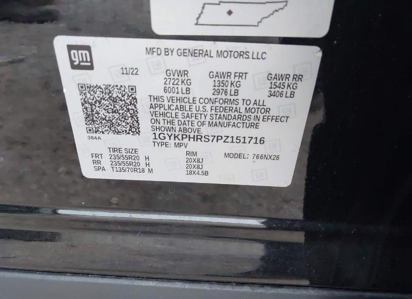 Photo 9 of 2023 Cadillac Xt6 SPORT (VIN 1GYKPHRS7PZ151716)