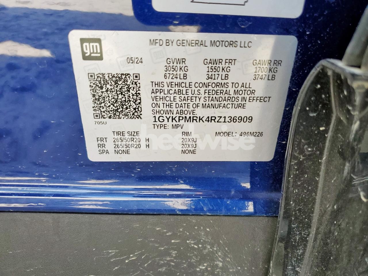 Photo 13 of 2024 CADILLAC LYRIQ TECH (VIN 1GYKPVRL8RZ113857)