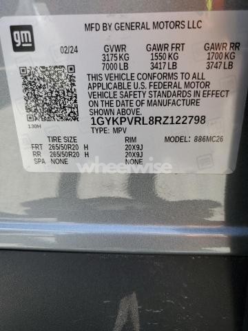 Photo 11 of 2024 CADILLAC LYRIQ SPORT (VIN 1GYKPVRL8RZ122798)