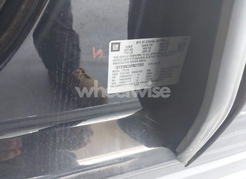 Photo 9 of 2015 Cadillac Escalade LUXURY (VIN 1GYS3BKJ5FR277355)